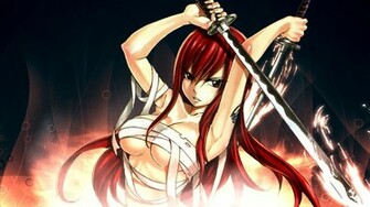 Erza Scarlet Wallpaper By Damnedmetal
