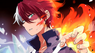 Shoto Todoroki Fire My Hero Academia 4k Rare Gallery
