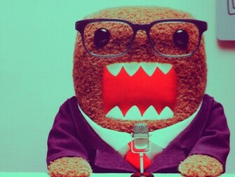 Domo Mustache Wallpaper Kun