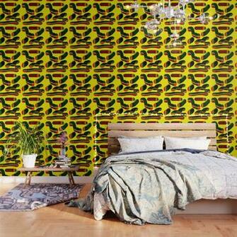 Slinky Coins African Jamaican Colors Rasha Stokes Wallpaper