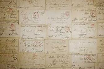 Wallpaper Vintage Love Letters