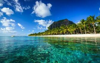 Wallpaper Rock Palm Trees The Ocean Coast Boats Indian