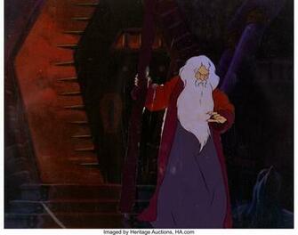 The Lord Of Rings Saruman Production Cel And Master Painted