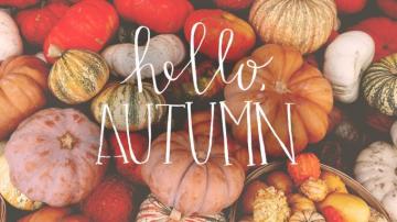 Fall Aesthetic Desktop Wallpaper Top