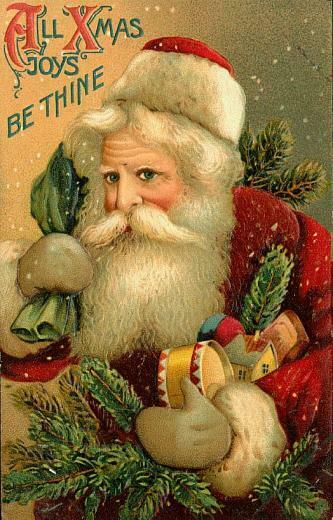 Santa Claus Vintage Wallpaper Desktop HD