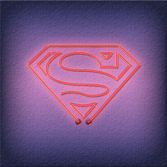 Neon Superman iPad Wallpaper By Thedolittle