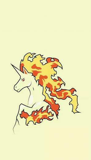 Rapidash Cute Pokemon Wallpaper Background