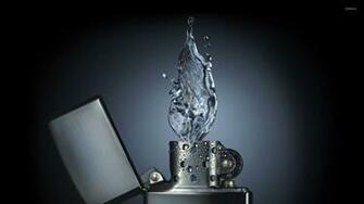 Water Flame Wallpaper Digital Art
