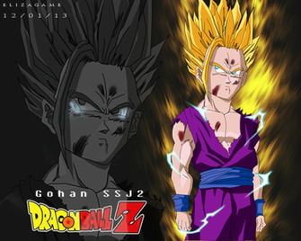 Gohan Ssj2 Wallpaper By Elizagame