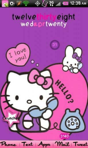 Purple Hello Kitty Wallpaper HD