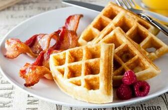 Waffles Waffle Breakfast Grain Pancakes Pancake Dough