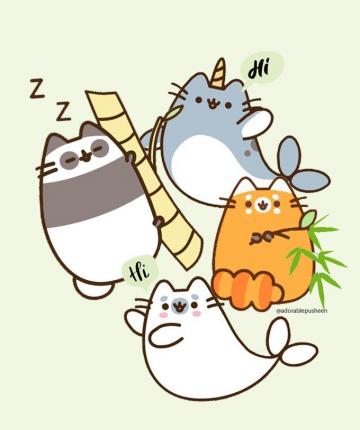 Pusheenimals They Are So Adorable Pusheen Cute Cat