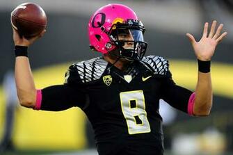 Marcus Mariota Quarterback Of The Oregon Ducks Wears