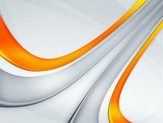 Amazing White Background With The Addition Of A Curved Line Orange