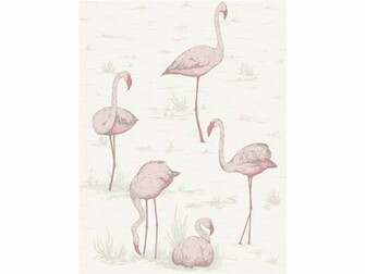 The Glam Pad Fabulous Flamingo Wallpaper