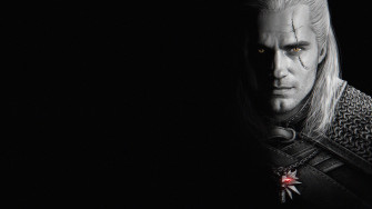 The Witcher Henry Cavill Black White Yennefer Wallpaper 4k