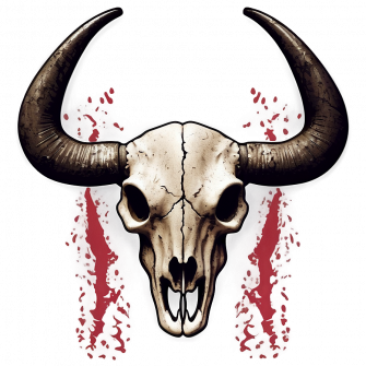 Bull Skull On Grunge Background Png Tkj Wallpaper