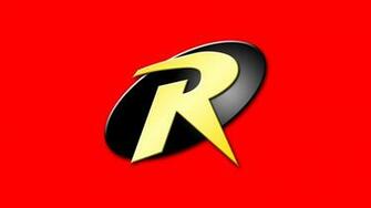 Batman Robin R Red Logo Symbol Basic Comic Wallpaper