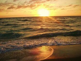 Beach Sunrise Desktop Wallpaper Background