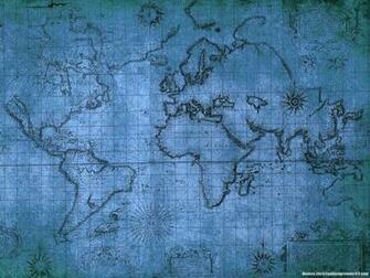 Old Vintage Map Powerpoint Background Modern Background