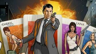 Archer Cards Characters From In Front Of