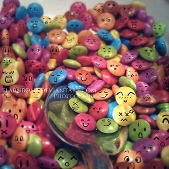 Rainbow Smarties By Flabnbone