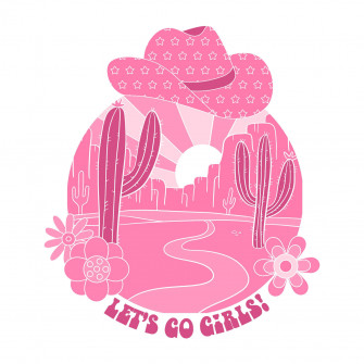 Pink Cowgirl Aesthetic Wallpaper