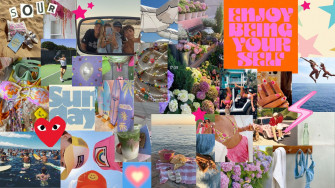 Cute Aesthetic Computer Wallpaper Collage Laptop