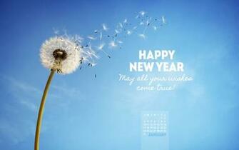 Wishes Come True Desktop Calendar January Wallpaper