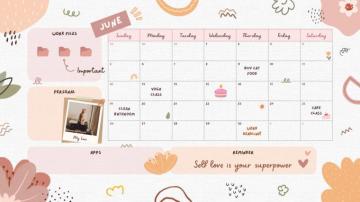 Organizer Desktop Wallpaper Templates