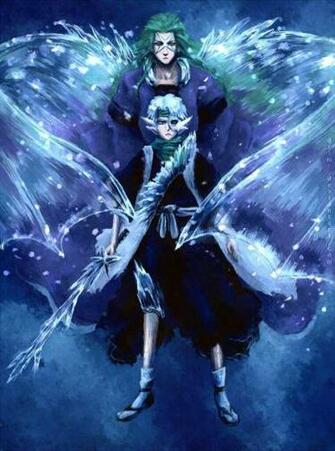 Anime Toshiro Hitsugaya And Hyourinmaru HD Wallpaper