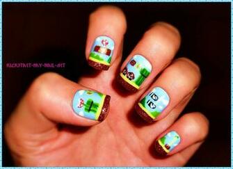 Mario Nails Wallpaper Nail Designs
