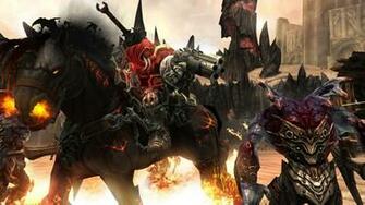 Four Horsemen Of The Apocalypse Wallpaper Darksiders Image Pictures
