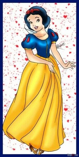 Selma Horn Snow White Background