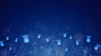 Neon Blue Aesthetic Wallpaper