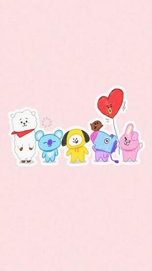 Bts Bt21 Love Wallpaper