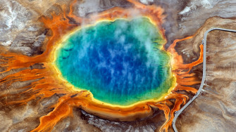 Grand Prismatic Spring Wallpaper Nature