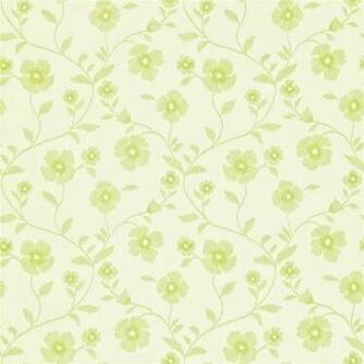 Ivory Lime Green Sabine Maycott Sanderson Wallpaper