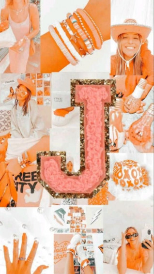 Preppy Letter J Wallpaper Cute Patterns