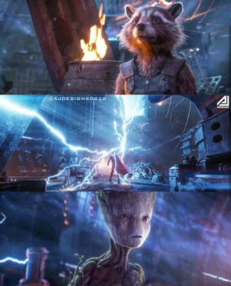 Thor Rocket Teenage Groot Ultra HD Screencap Marvelstudios