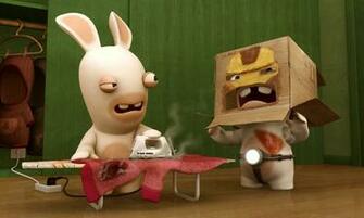 Rabbids Raving Rabbit Iron Man Jpg