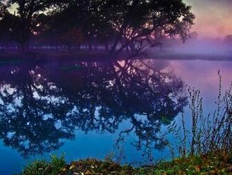 Misty Lagoon Wallpaper