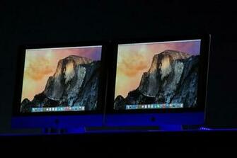 Mac Os X Yosemite On Stage At Wwdc Keynote Image Credit