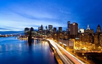 Wallpaper City New York Night Lights HD Desktop