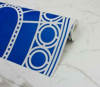 Palladian Wallpaper Blue Custhom Shop