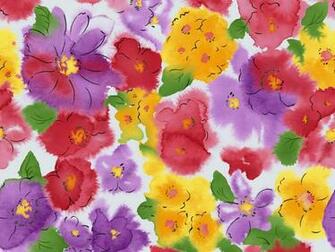 Floral Patterns Flower Paintings Background