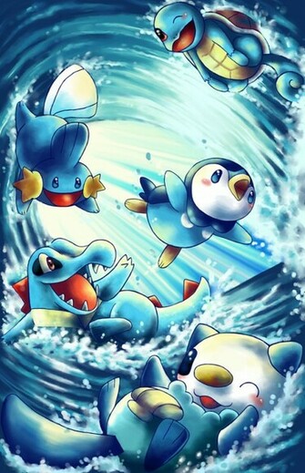 Pokemon Water Starters By Michellescribbles