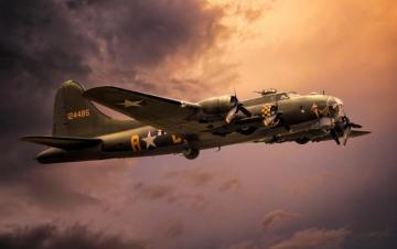 Boeing B Flying Fortress HD Wallpaper Background Image