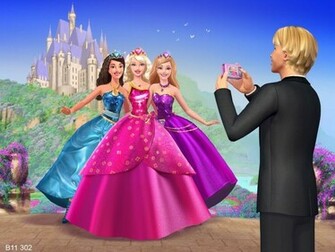 Three Barbie Princes Wallpaper Cool