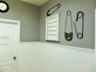 Diy Laundry Room Update Beadboard Paintable Wallpaper Be My